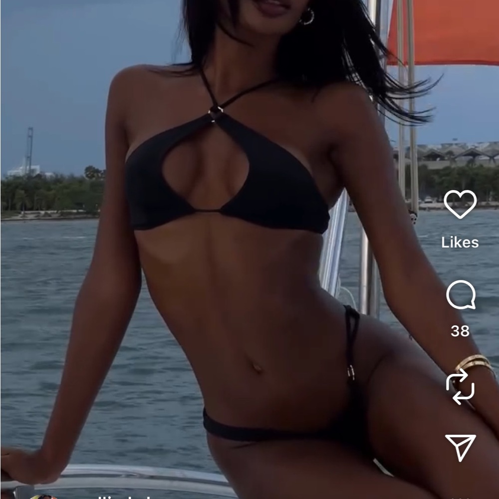 Oh Polly Black Bikini Set